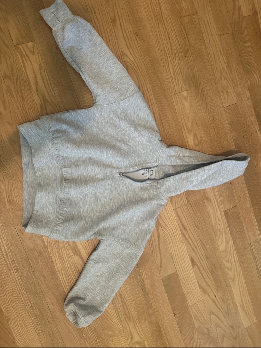 Abercrombie & Fitch Light Gray Kids Hoodie Sweatshirt